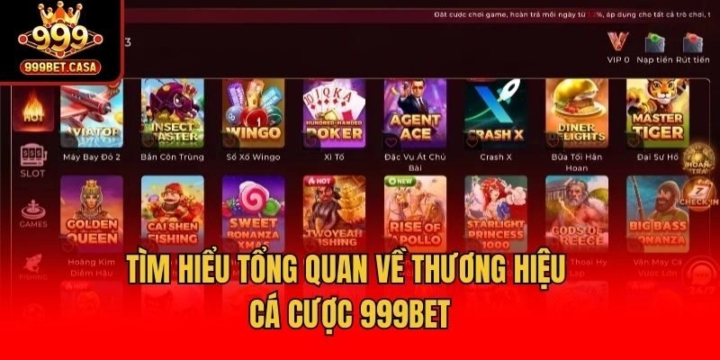 Tìm hiểu tổng quan về thương hiệu cá cược 999bet